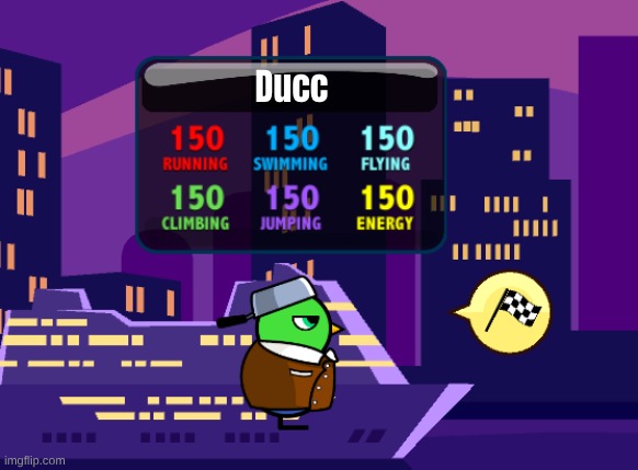 Cosplaying DuccTheUltimate in Duck Life 4 (I was really bored) (also he's green ig) | Ducc | image tagged in e | made w/ Imgflip meme maker