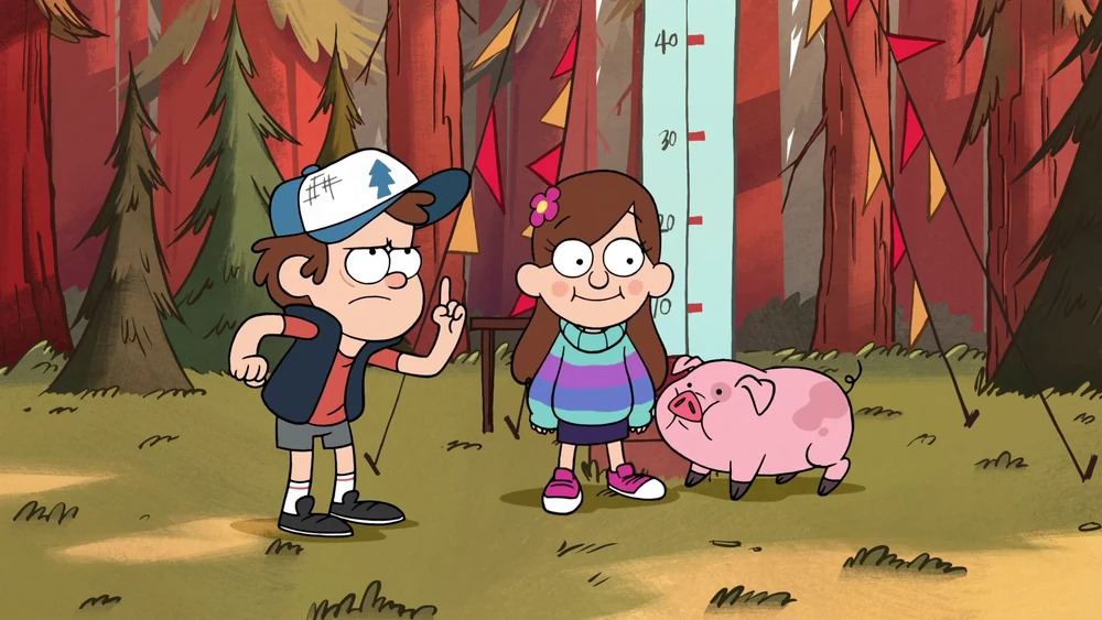 uncanny animation error in gravity falls Blank Meme Template