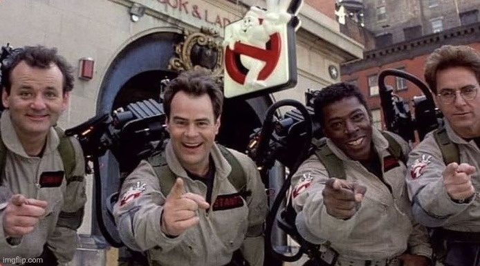 Ghostbusters pointing and laughing | image tagged in ghostbusters pointing and laughing | made w/ Imgflip meme maker