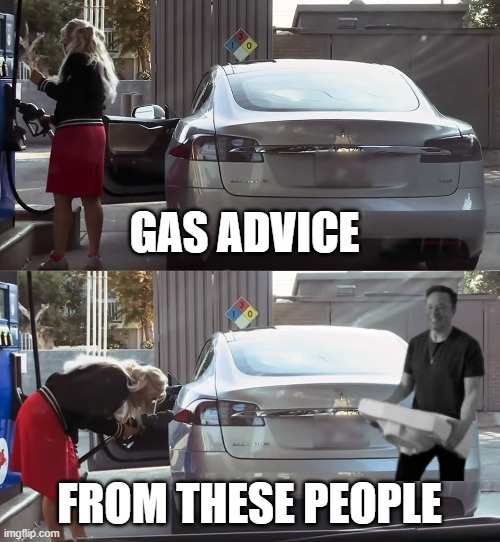 GAS ADVICE FROM THESE PEOPLE | made w/ Imgflip meme maker