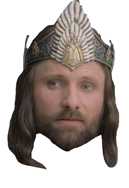 Aragorn Head Blank Meme Template