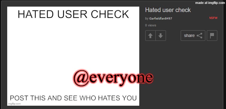 @everyone | made w/ Imgflip meme maker