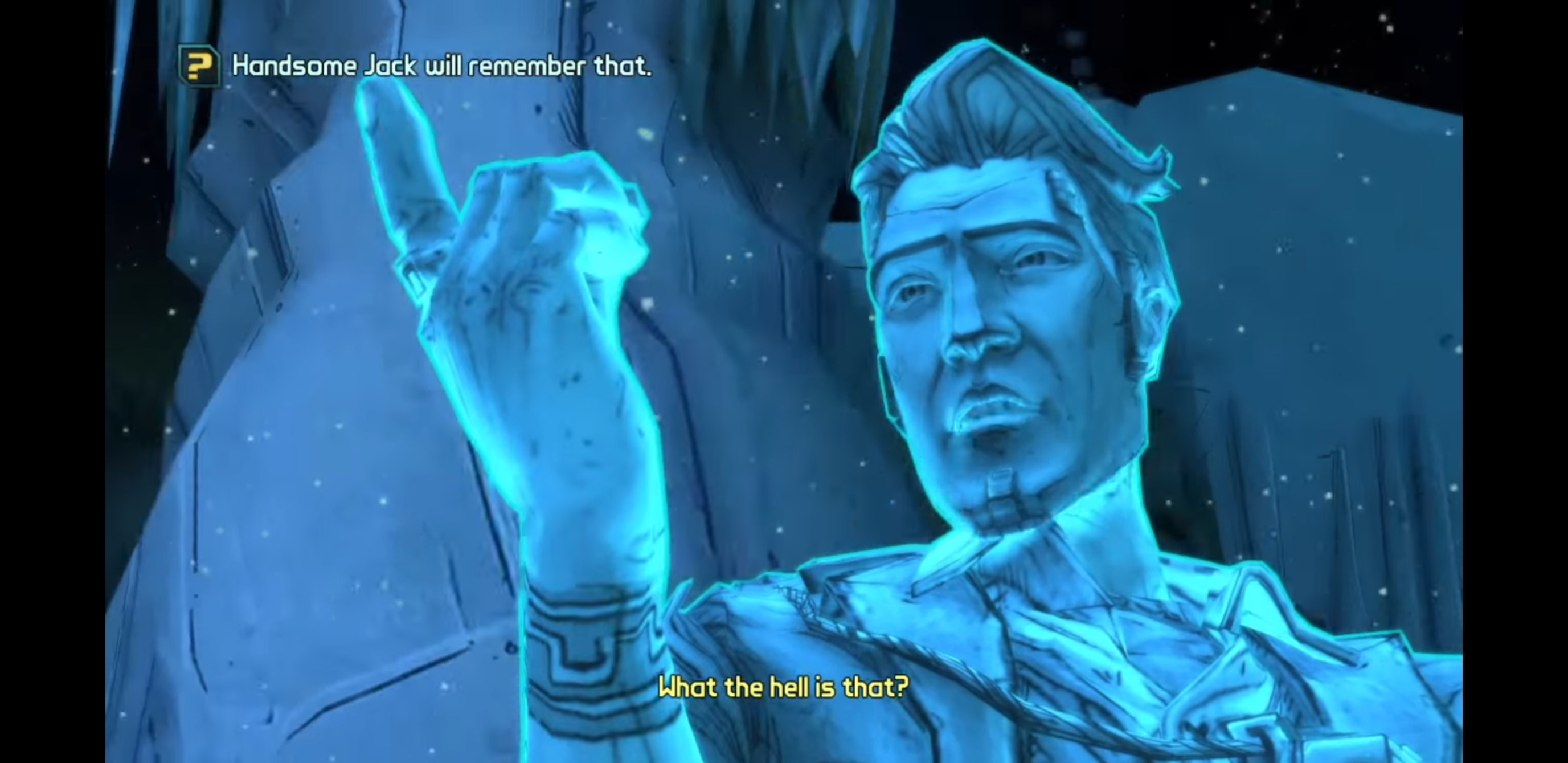 Handsome Jack What the Hell is that? Blank Meme Template