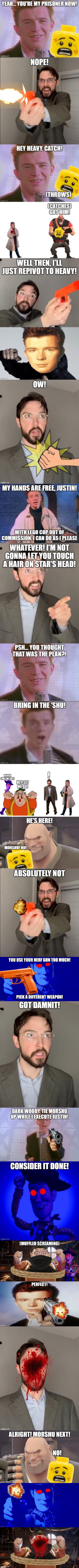 No nerf guns this time! (Puff Puff can't save you) | made w/ Imgflip meme maker