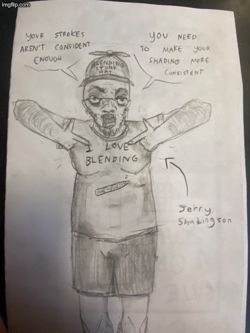 got a bit mad at my art teacher 2day | made w/ Imgflip meme maker