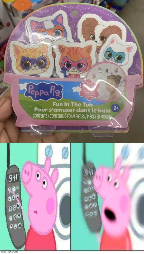 Ahh yes Peppa Pig | image tagged in peppa pig calls the police,peppa pig,toy,toys,memes,you had one job | made w/ Imgflip meme maker
