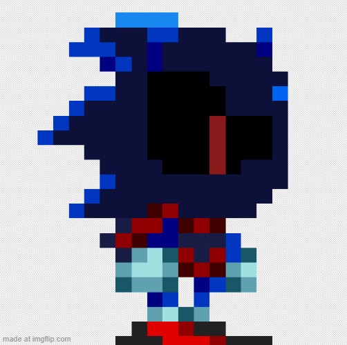 rate my goofy ahh sonic.exe oc that i dont use anymore | image tagged in void exe pixil | made w/ Imgflip meme maker