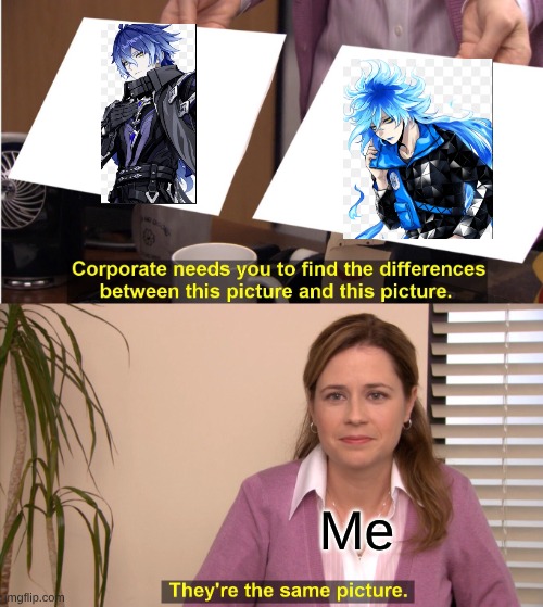 I can't unsee it... | Me | image tagged in memes,they're the same picture | made w/ Imgflip meme maker