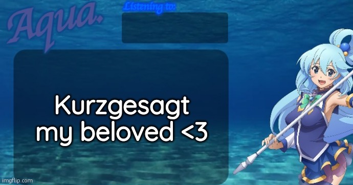 Aqua's announcement template | Kurzgesagt my beloved <3 | image tagged in aqua's announcement template | made w/ Imgflip meme maker
