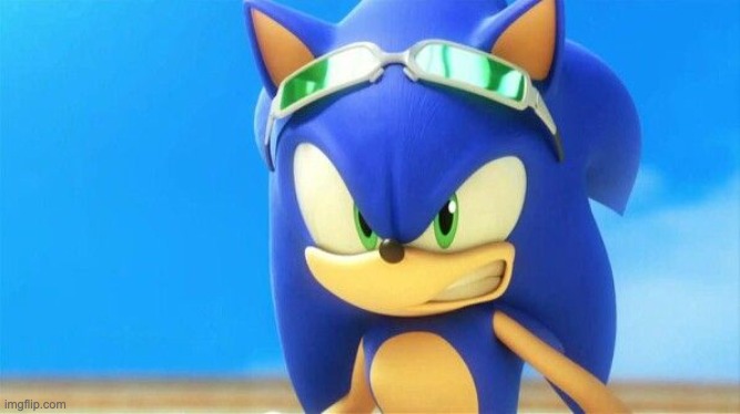 image tagged in really angry sonic | made w/ Imgflip meme maker