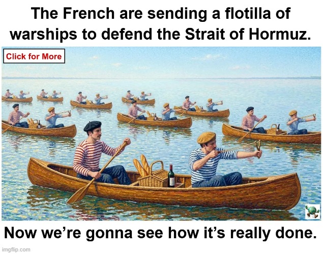 Will any Western country provide assistance in the Iran conflict? | image tagged in maga,conservative,iran,french | made w/ Imgflip meme maker