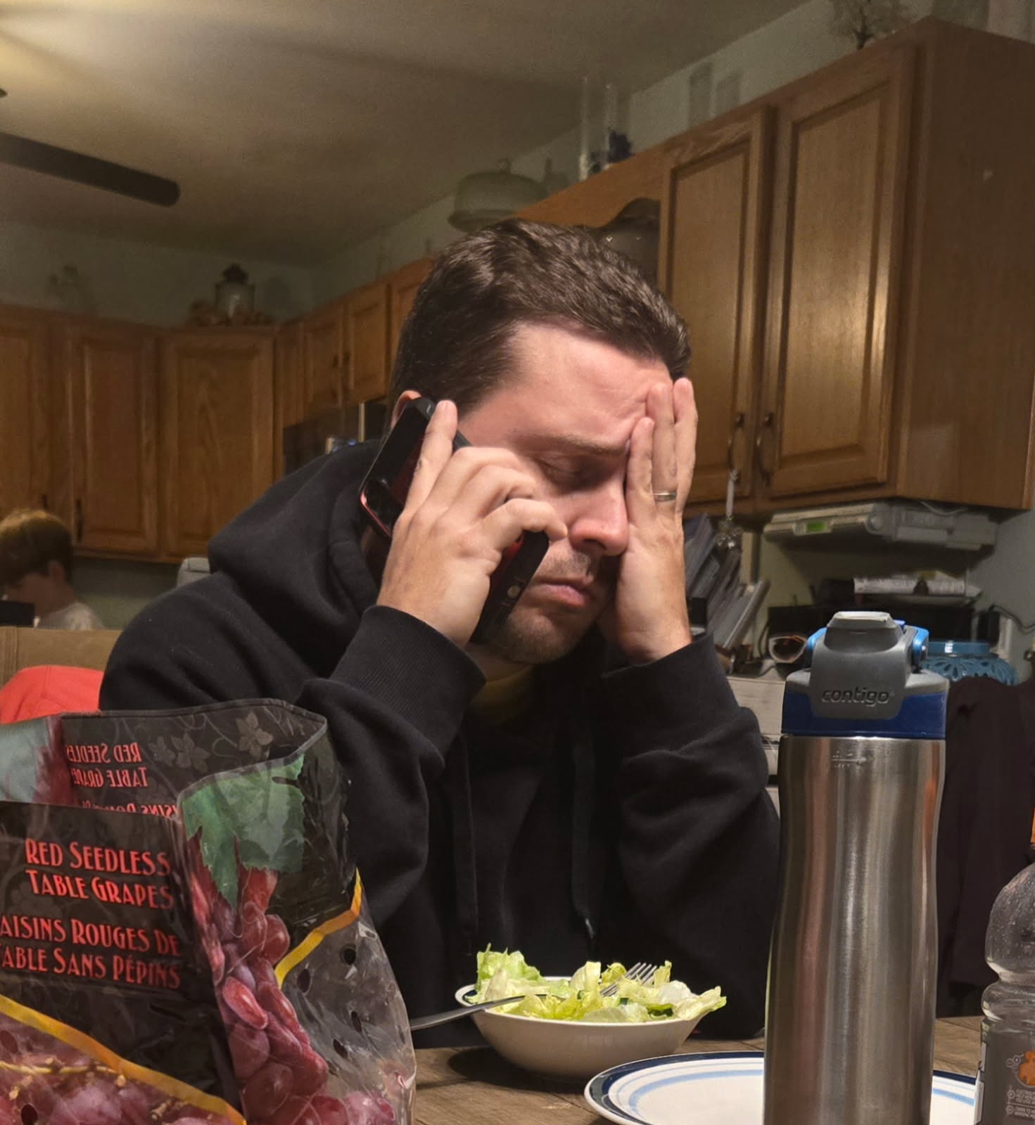 Dinner disappointment Blank Meme Template