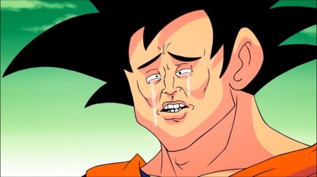 Crying Goku Blank Template - Imgflip