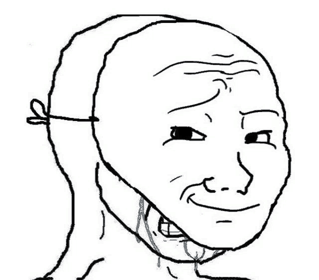 Crying under mask Blank Meme Template