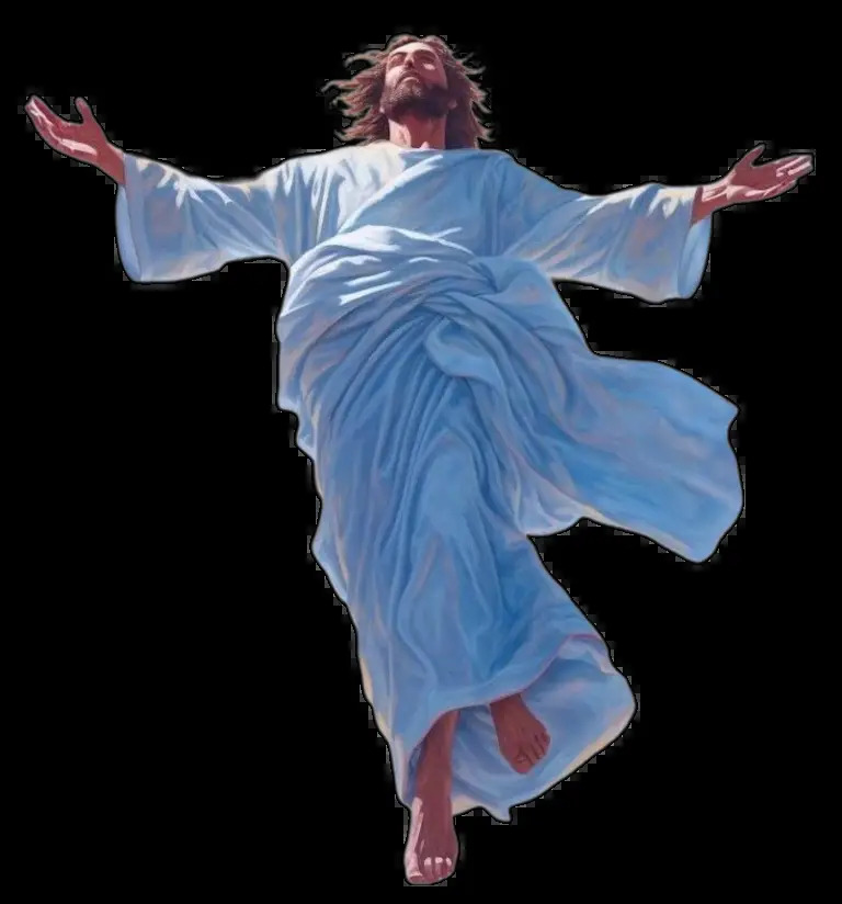 Jesus rises png Blank Meme Template