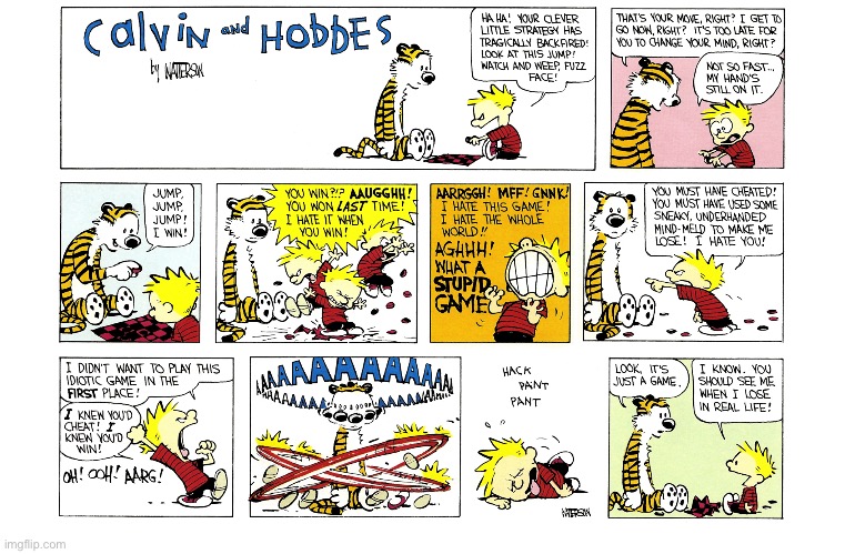 image tagged in calvin and hobbes,comics | made w/ Imgflip meme maker