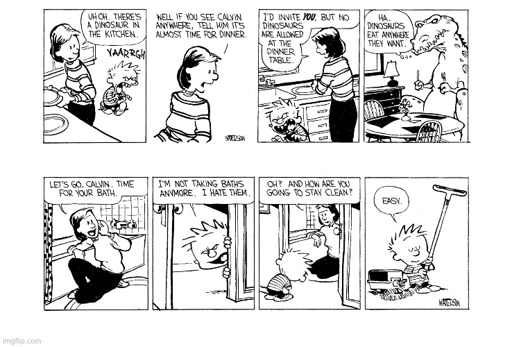 image tagged in calvin and hobbes,comics | made w/ Imgflip meme maker