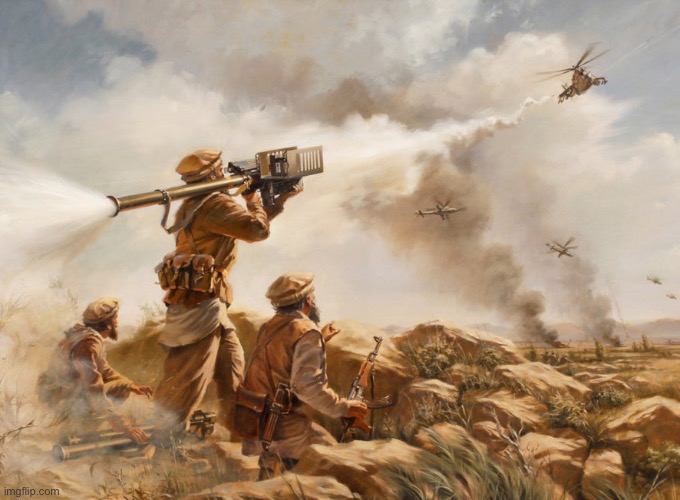 Stinger Afghanistan 1985 | image tagged in stinger afghanistan 1985 | made w/ Imgflip meme maker