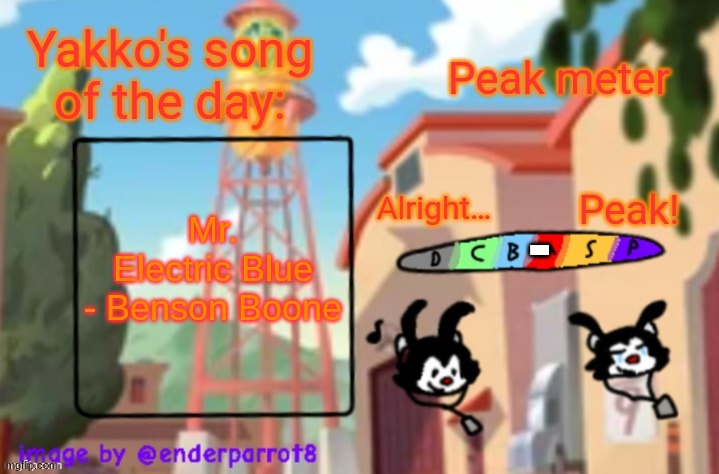 catching up on the several month's worth i've missed of songs of the day | Mr. Electric Blue - Benson Boone; - | image tagged in song of te dae | made w/ Imgflip meme maker