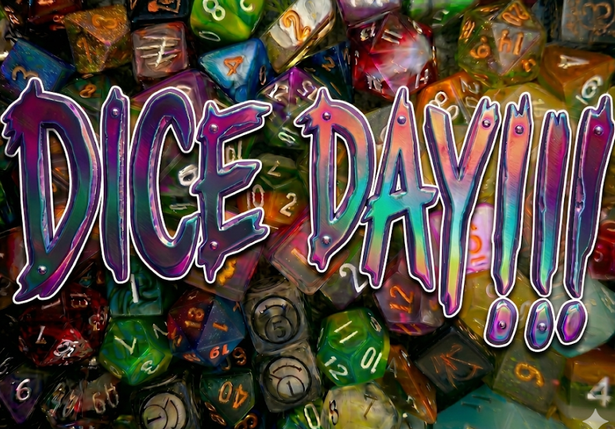 DICE DAY!!! Blank Meme Template