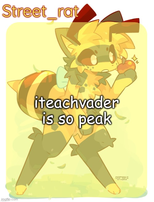 Skydiving! - iteachvader | iteachvader is so peak | image tagged in rats beecat temp | made w/ Imgflip meme maker