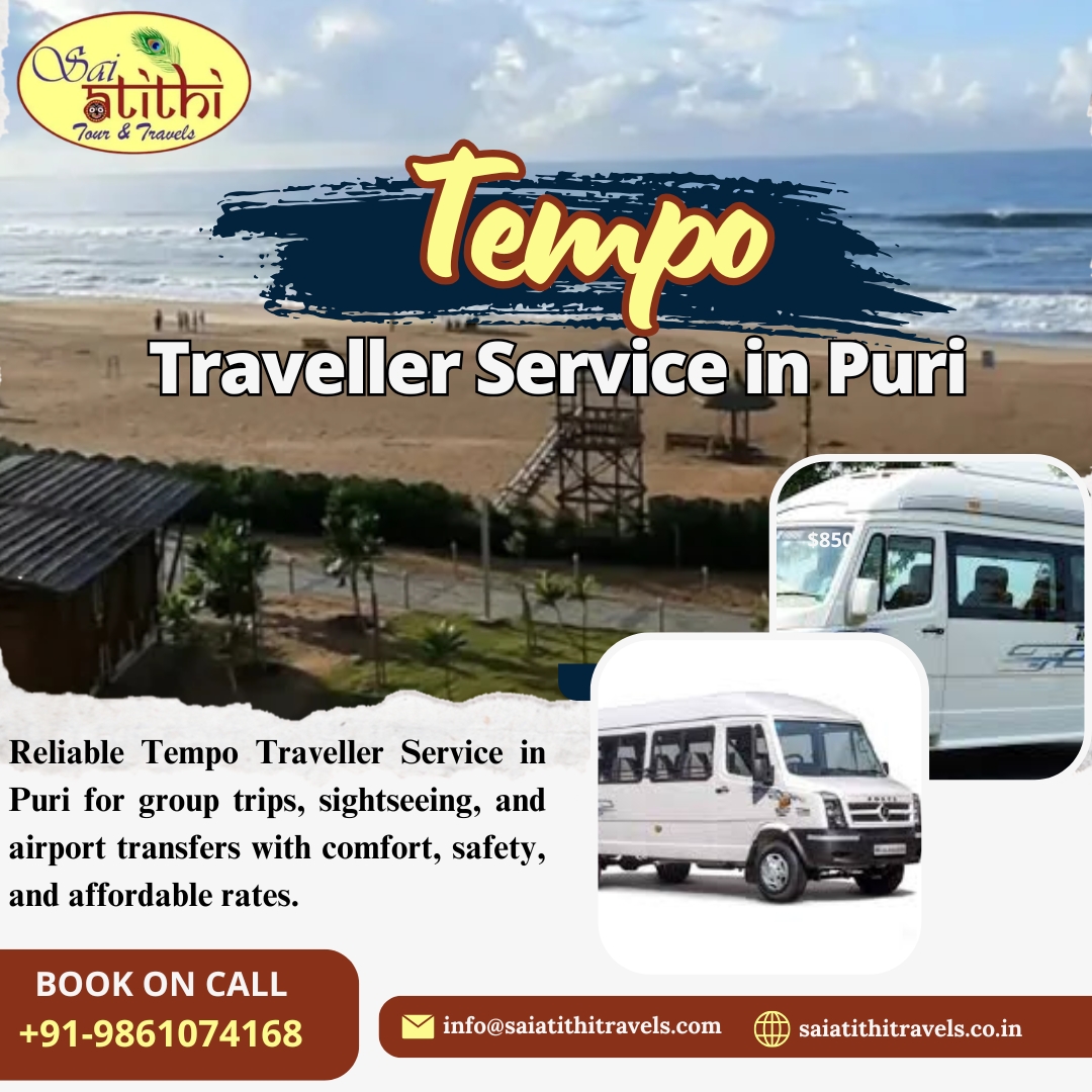 Tempo Traveller Service in Puri Blank Meme Template