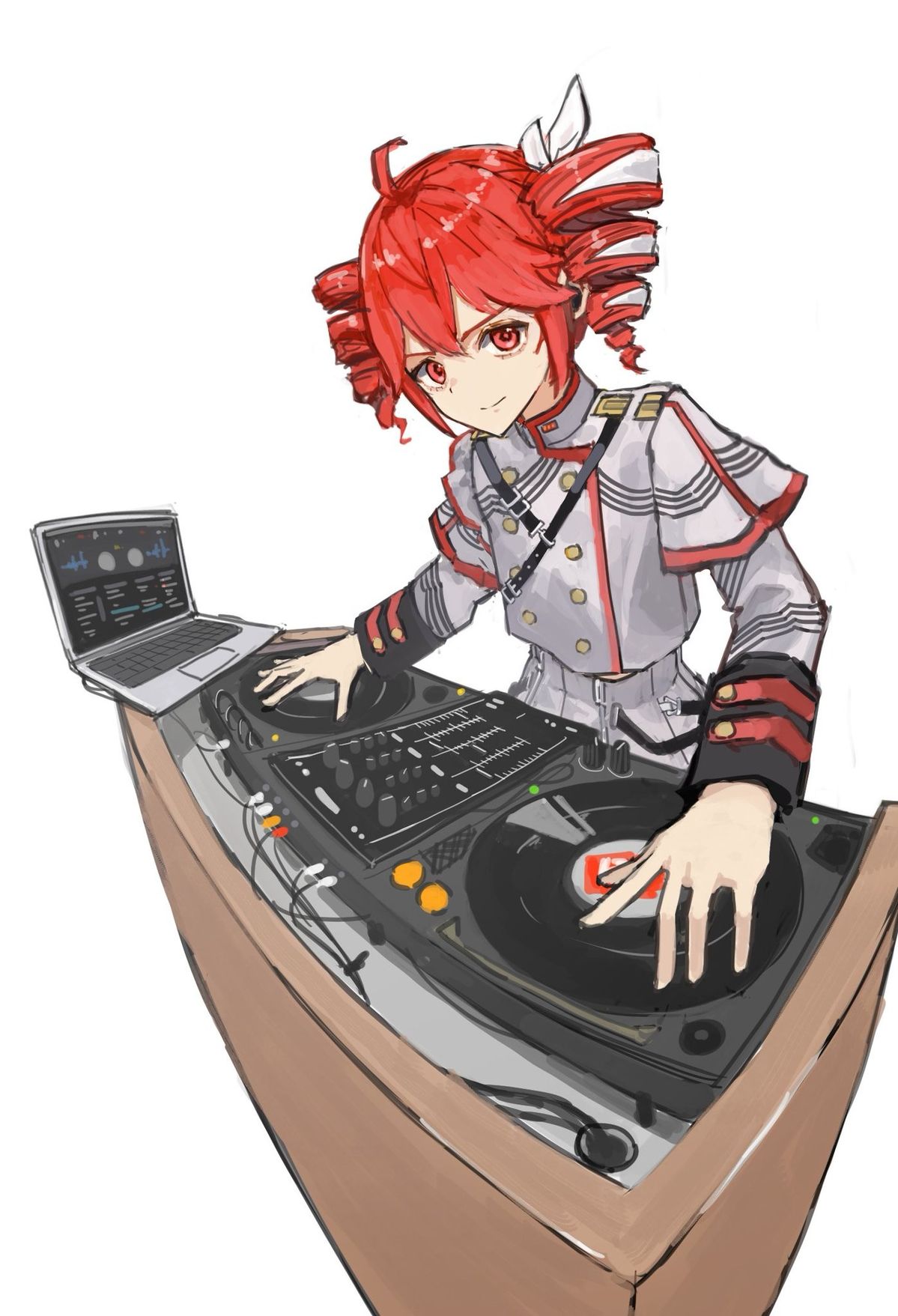 Kasane Teto DJ Blank Meme Template