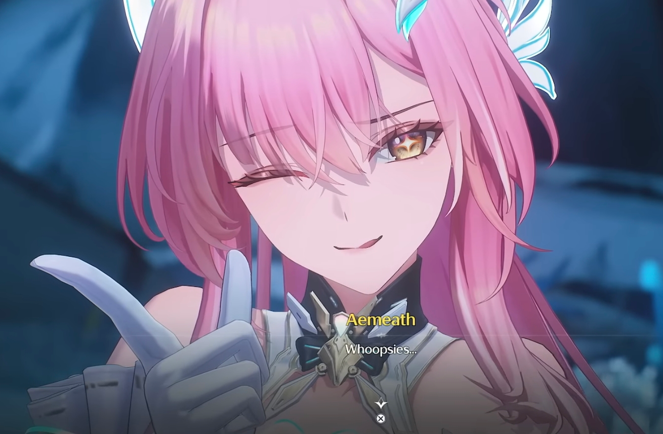 Aemeath Whoopsies Blank Meme Template