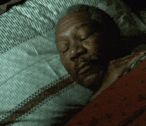 High Quality Morgan freeman sleep Blank Meme Template