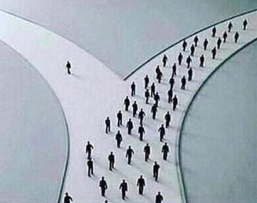 1 Left vs Everyone Right Blank Meme Template