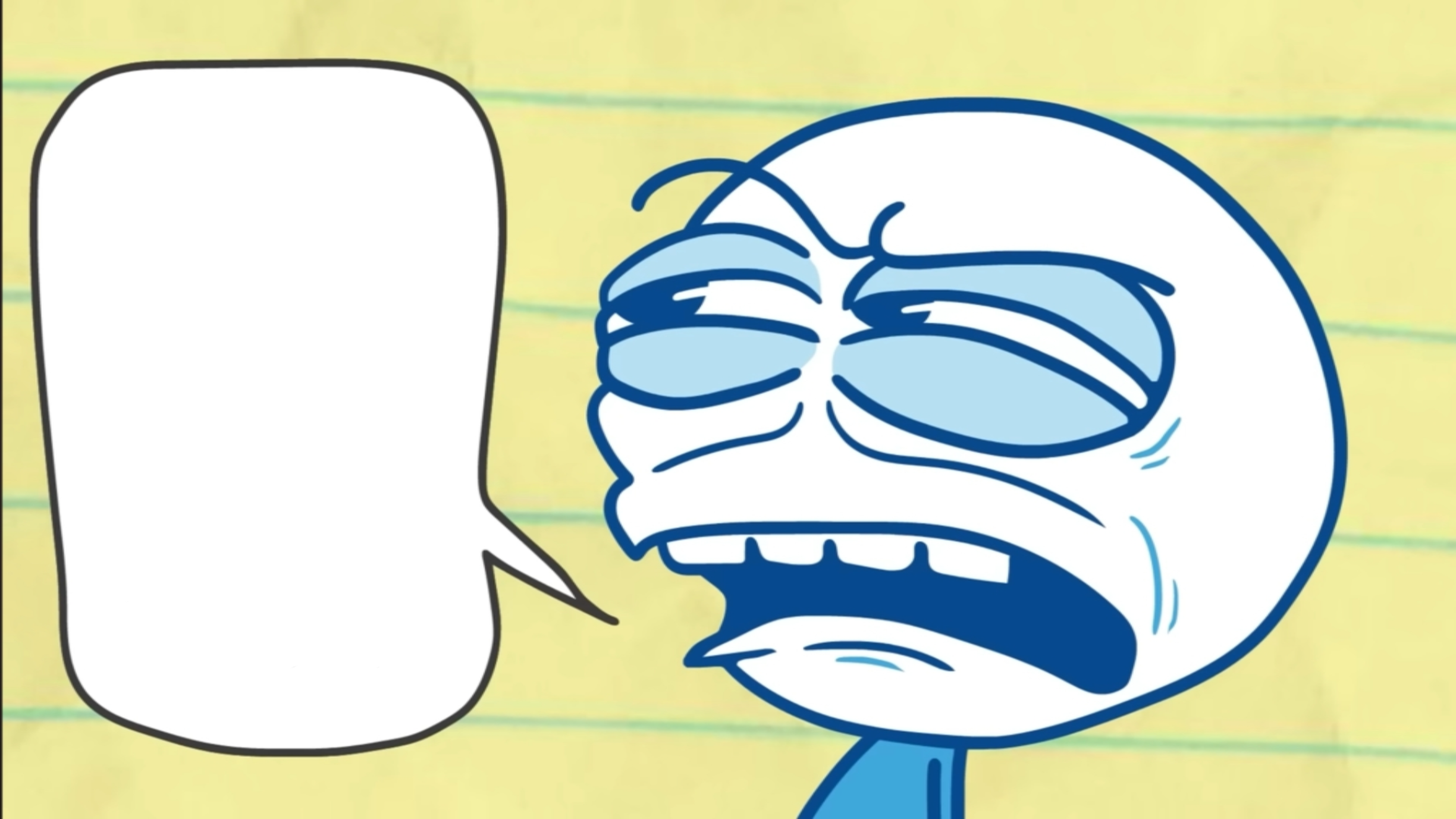 Irritated Pencilmate Blank Meme Template