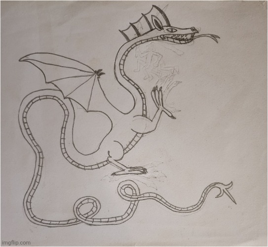 Dragon | image tagged in dragon,drawing | made w/ Imgflip meme maker