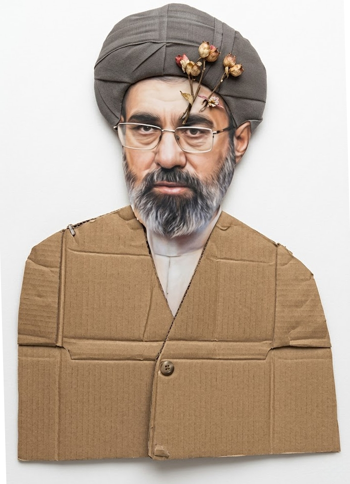 Cardboard Khomeni Blank Meme Template