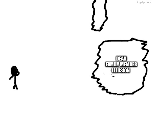 DEAD FAMILY MEMBER ILLUSION | made w/ Imgflip meme maker