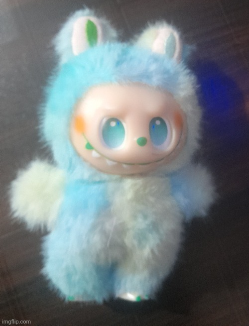 got a labubu for some reason, what should I name her | made w/ Imgflip meme maker