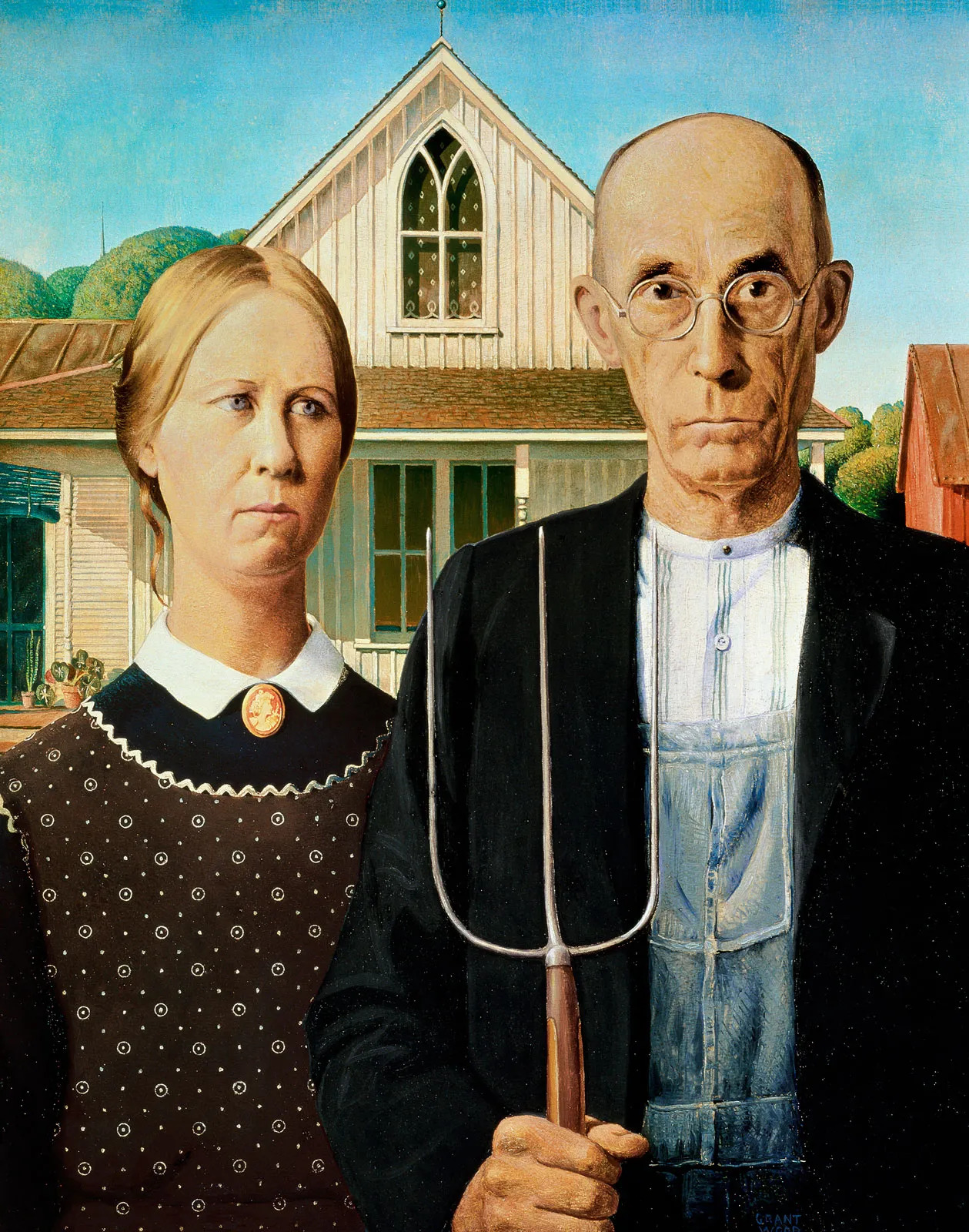 american gothic Blank Meme Template