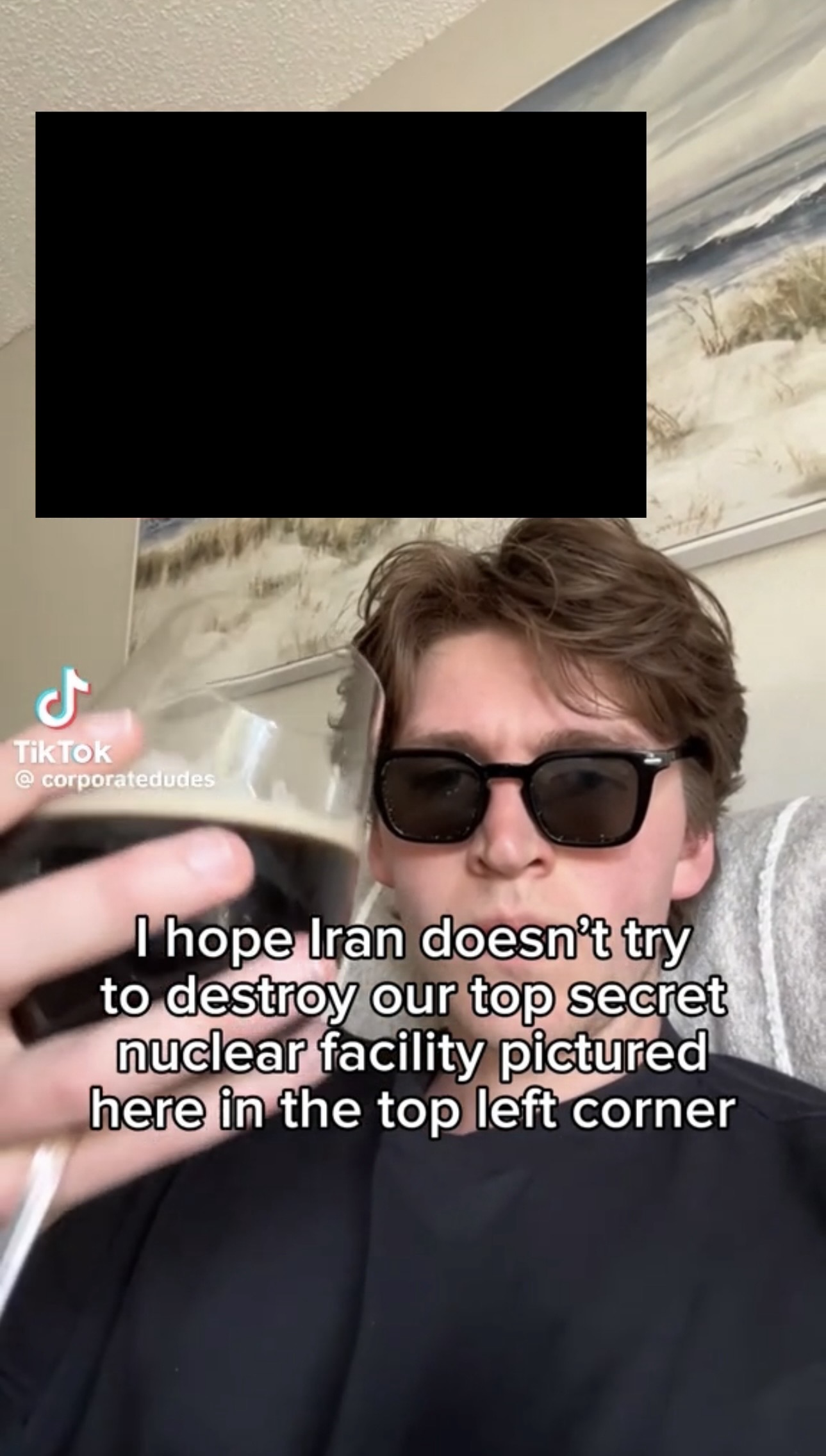 I hope Iran doesn't try to destroy Blank Meme Template