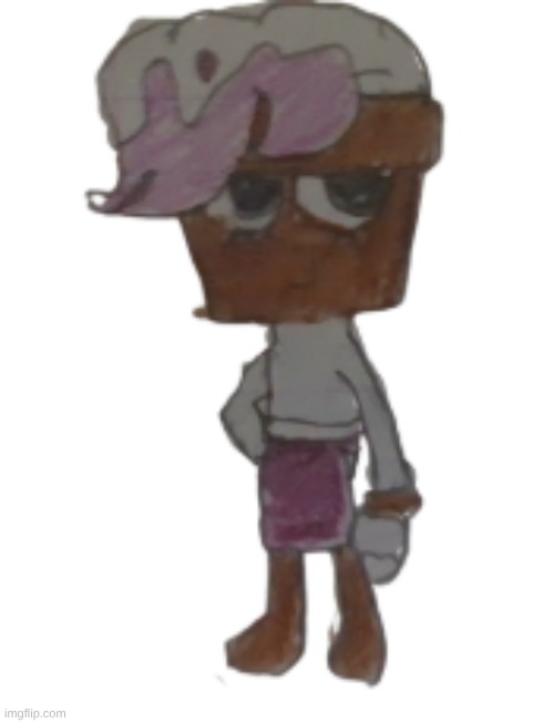 Brusha (Dandy's dungeon AU) (sorry I messed up on the skin and that she doesn't change much) | image tagged in dandy's world,dandy's dungeon,au,drawing | made w/ Imgflip meme maker