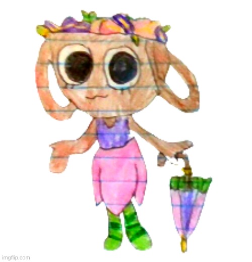 Bassie (Dandy's dungeon AU) | image tagged in dandy's dungeon,dandy's world,au,drawing | made w/ Imgflip meme maker