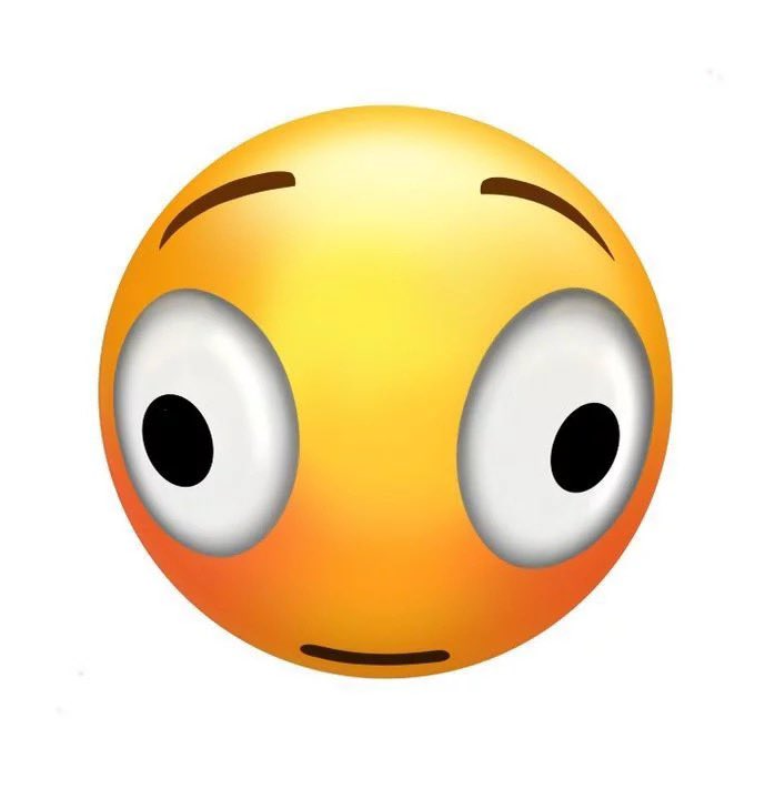 distorted face emoji Blank Meme Template