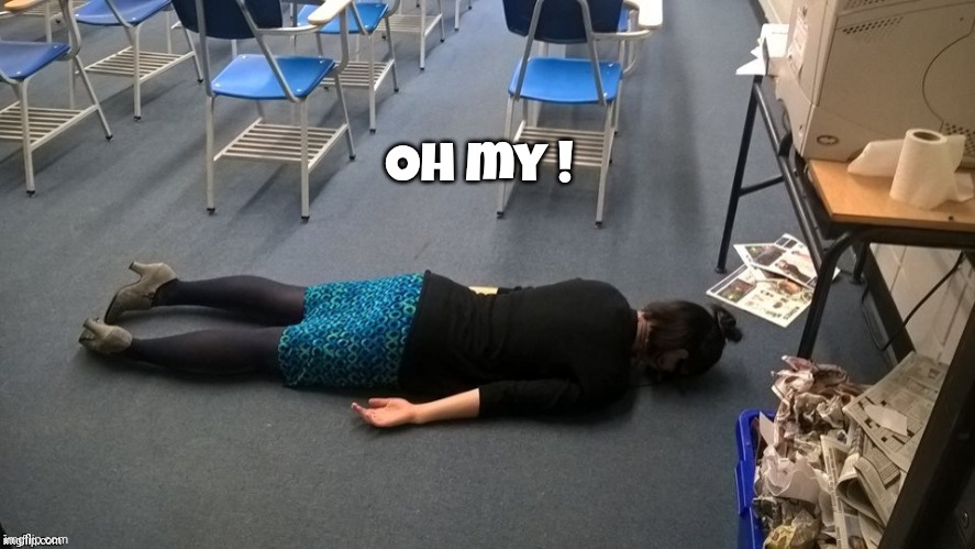 Oh my ! | image tagged in please make it stop | made w/ Imgflip meme maker