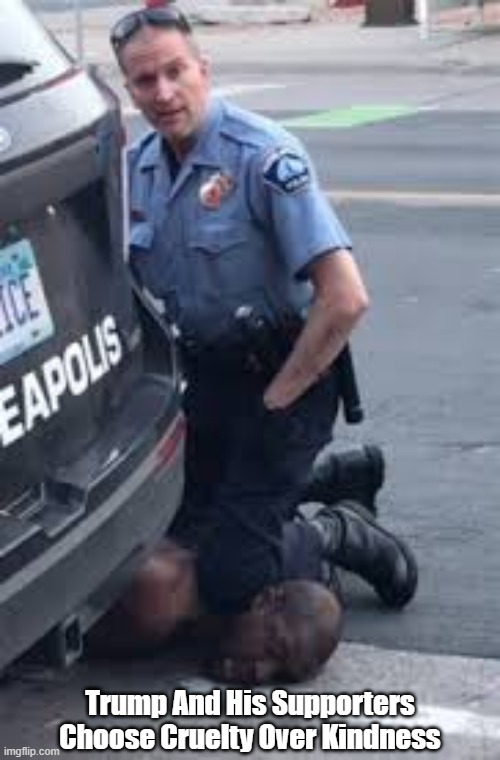 Trump And His Supporters Choose Cruelty Over Kindness | Trump And His Supporters Choose Cruelty Over Kindness | image tagged in trump is cruel,trump followers are cruel,trump chooses cruelty over kindness,trump followers choose cruelty over kindness | made w/ Imgflip meme maker