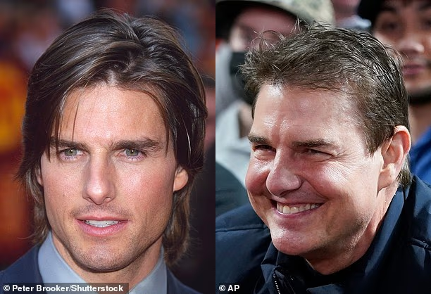 Tom Cruise before and after Blank Meme Template