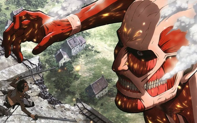 Attack on Titan Wall Ukraine | image tagged in attack on titan wall ukraine | made w/ Imgflip meme maker