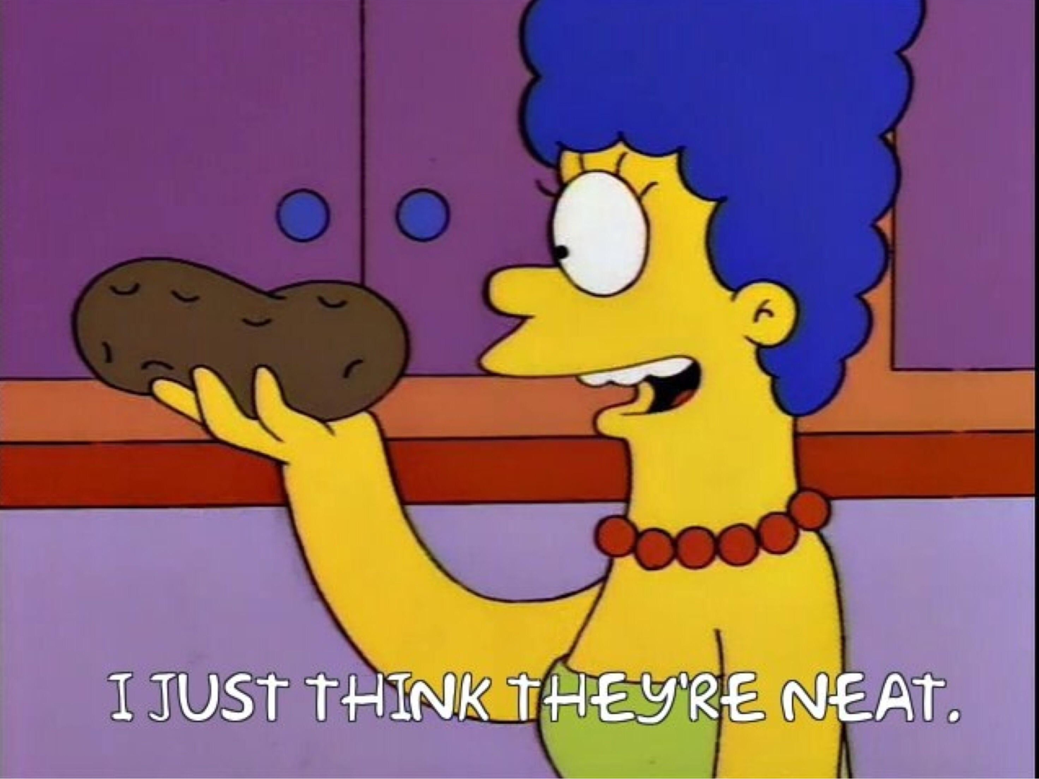 Marge Potato Neat Blank Meme Template