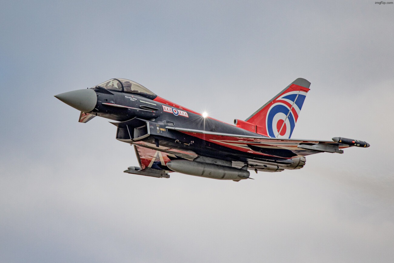 The only thing I like in the UK | image tagged in eurofighter typhoon blackjack livery | made w/ Imgflip meme maker