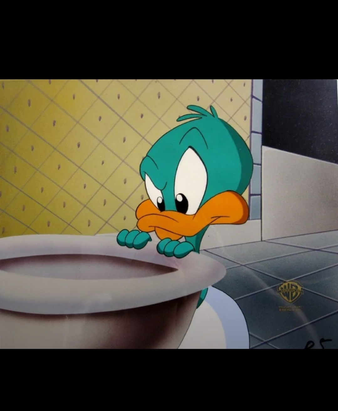 Plucky go down the hole Blank Meme Template