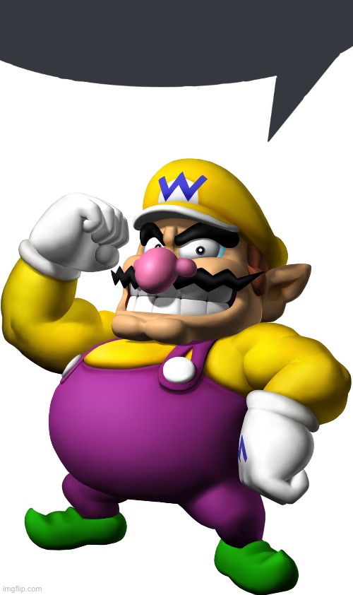 image tagged in discord speech bubble,wario | made w/ Imgflip meme maker