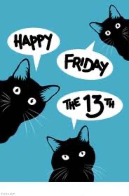 Black cats are lucky | image tagged in cats,friday the 13th,happy,black cats,lucky | made w/ Imgflip meme maker