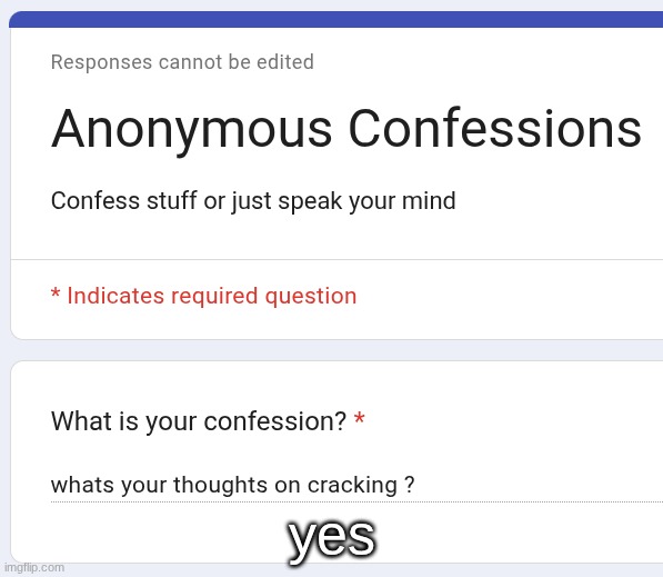 yes | made w/ Imgflip meme maker